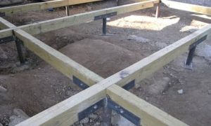 Pier and beam foundation